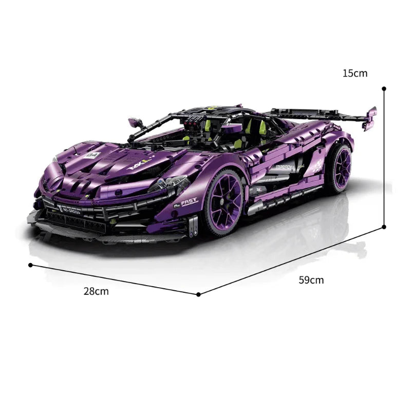 The Ultimate Satin Purple Widowmaker 3567pcs