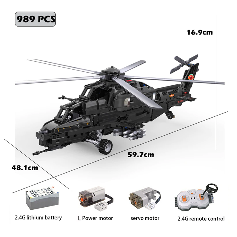 Remote Controlled Helicopter 989pcs