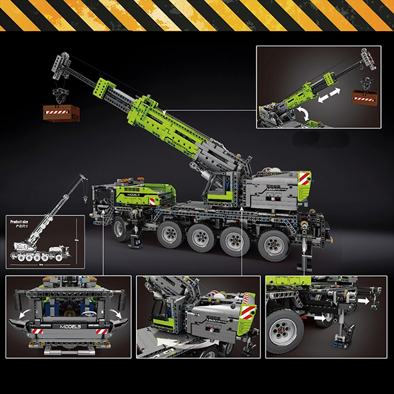 Remote Controlled Crane 2818pcs