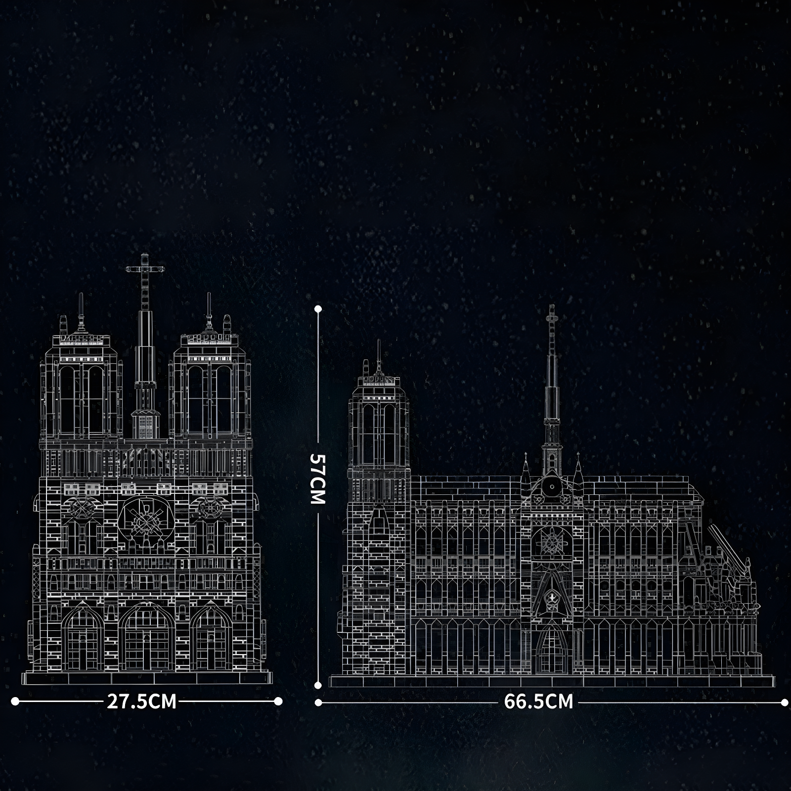 Notre Dame Cathedral 8867pcs