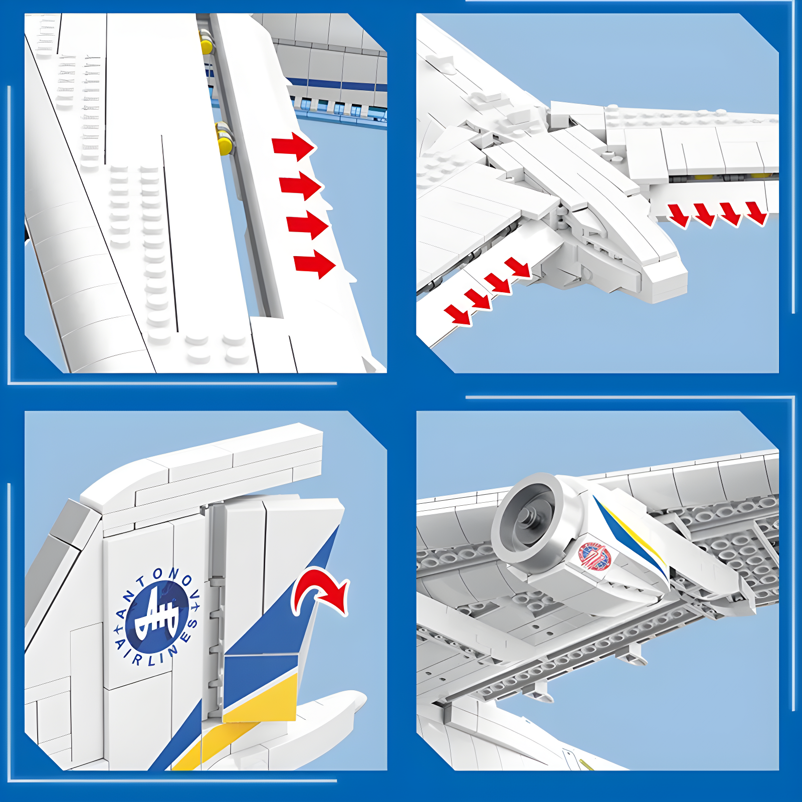 The Ultimate Antonov 225 With Stand 5349pcs