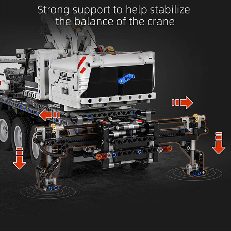 Remote Controlled Crane 2818pcs