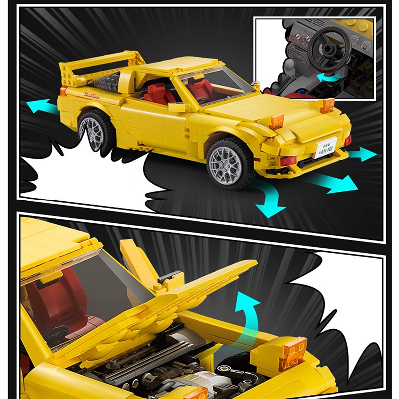 Red Suns Mazda FC3S RX-7 1655pcs