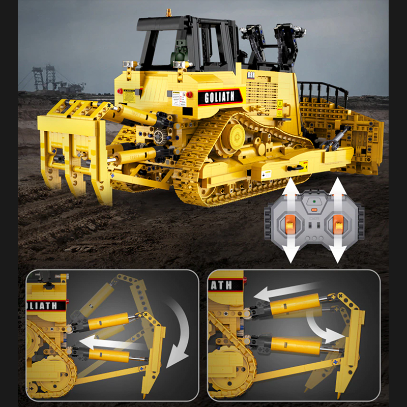 Remote Controlled Goliath Bulldozer 2825pcs