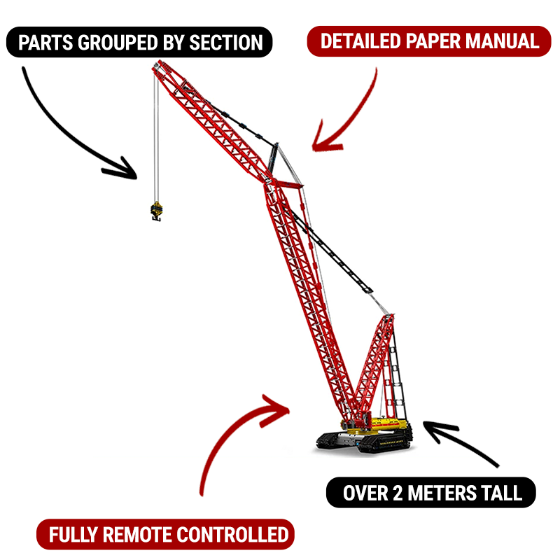 The 210cm Mega Dragline 4317pcs