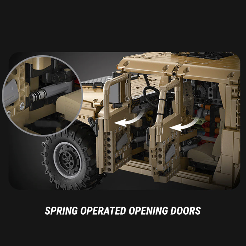 Remote Controlled Humvee 3934pcs