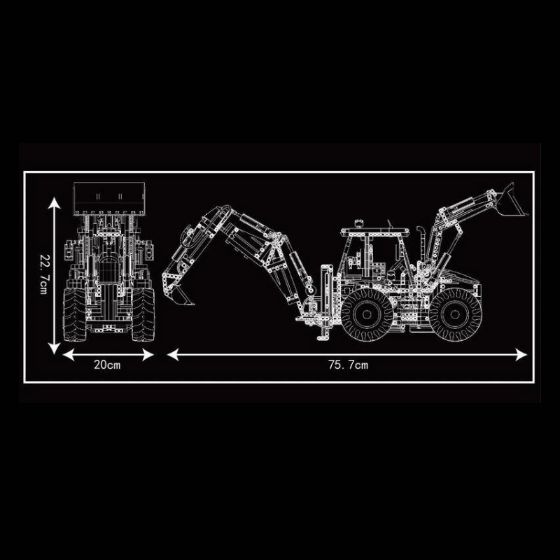 Remote Controlled Loader 2238pcs