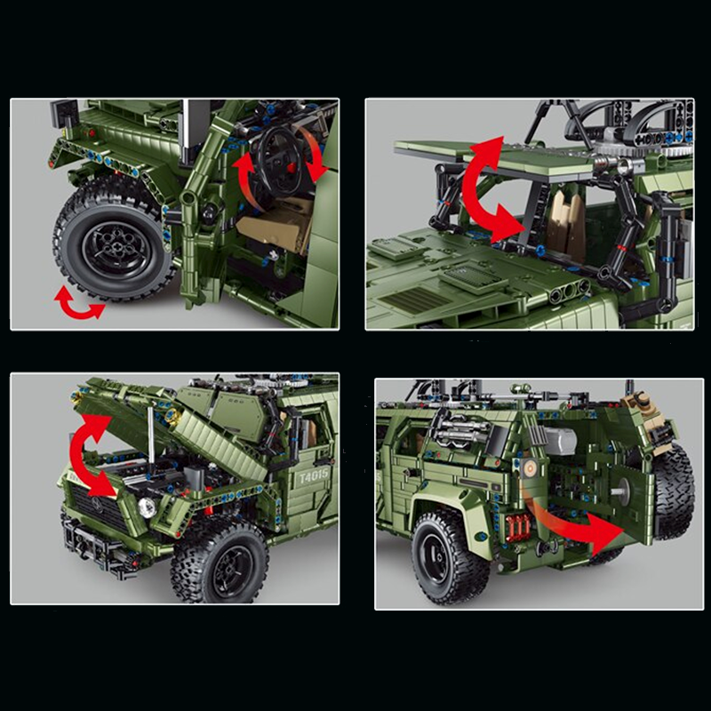 Remote Controlled Armoured Raid Vehicle 3174pcs