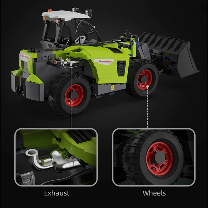 Remote Controlled Loader 1469pcs