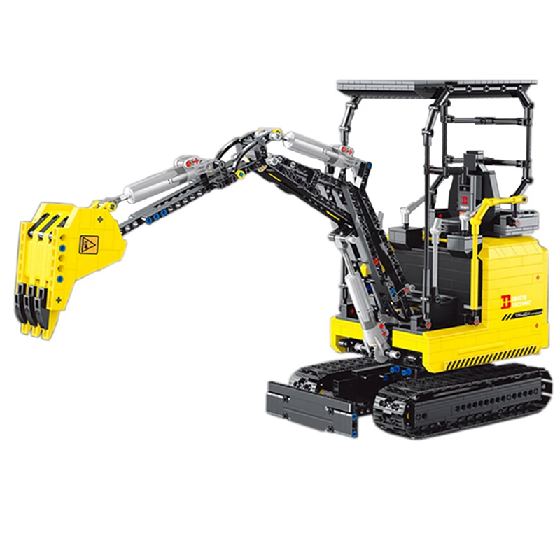 Remote Controlled Mini Excavator 1717pcs