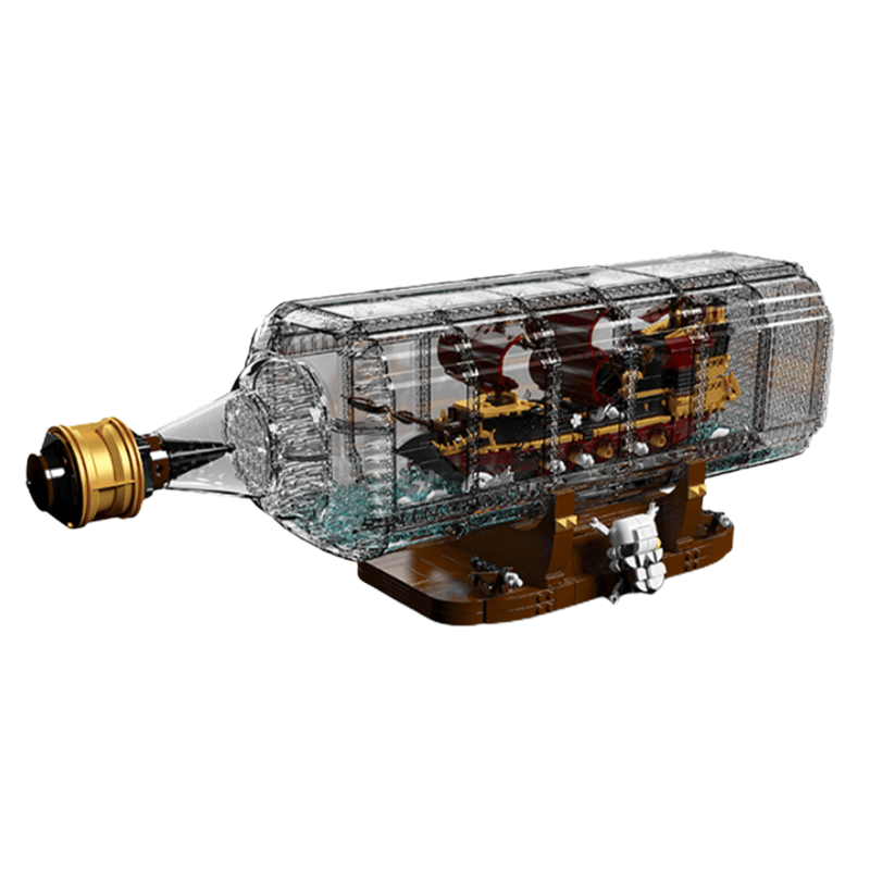 The Ultimate Ship In A Bottle 2487pcs