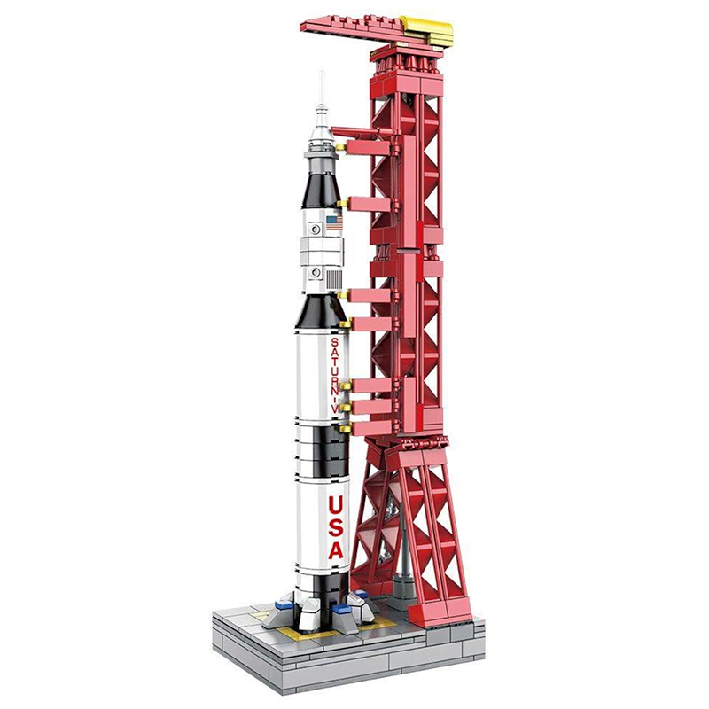 Apollo Rocket & Launch Pad 425pcs