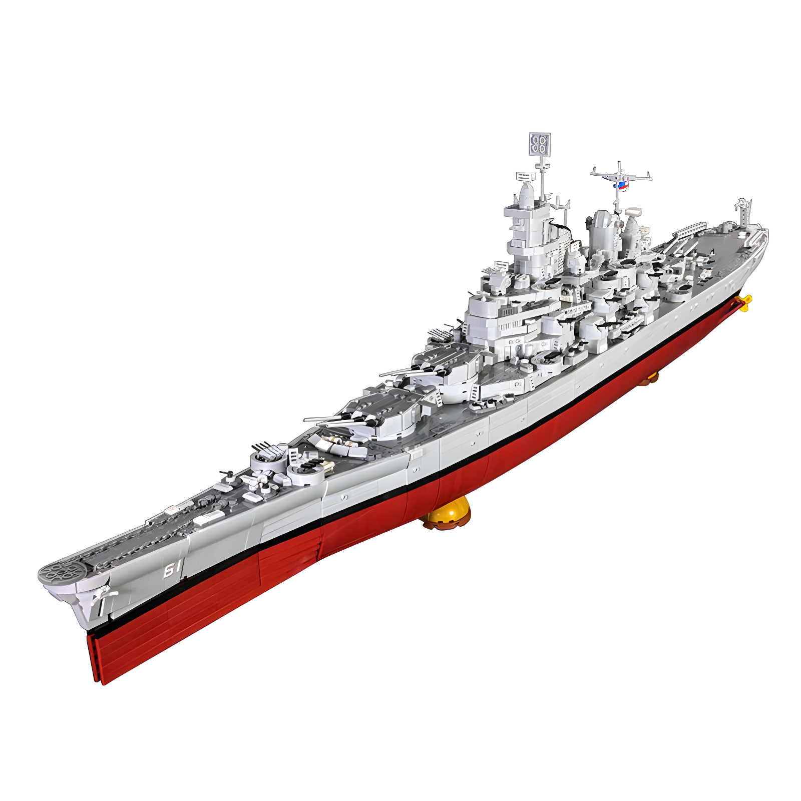 USS Iowa BB-61 Battleships 8042pcs