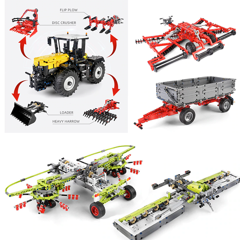 Remote Controlled Tractor 2596pcs