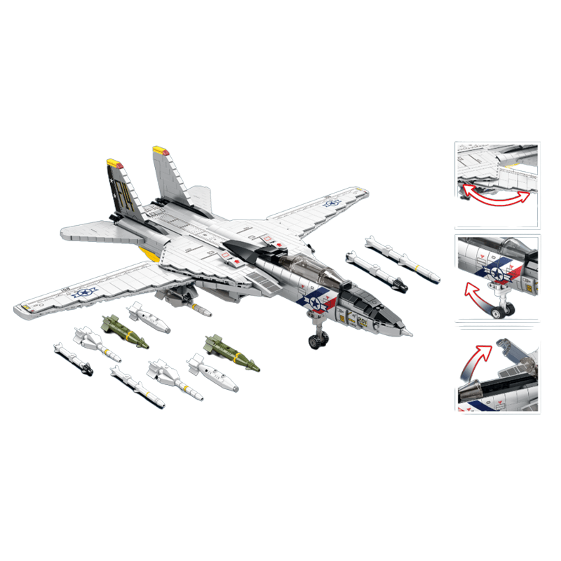 F14 Tomcat 1599pcs