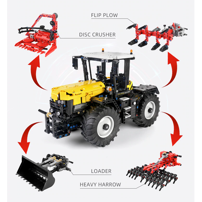 Remote Controlled Tractor 2596pcs