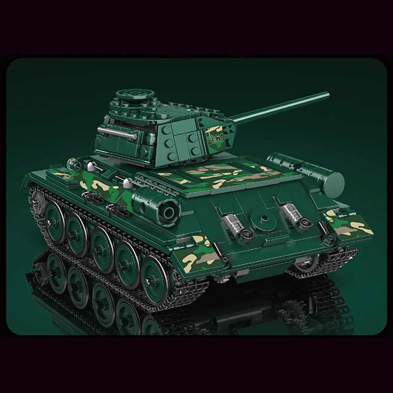 Remote Controlled T-34 Tank 799pcs