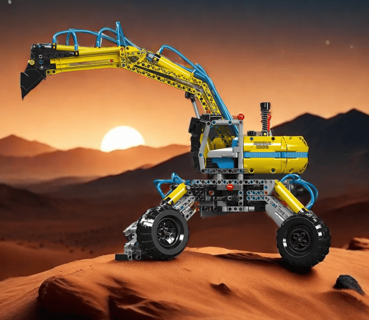 Pneumatic All-Terrain Excavator 1391pcs