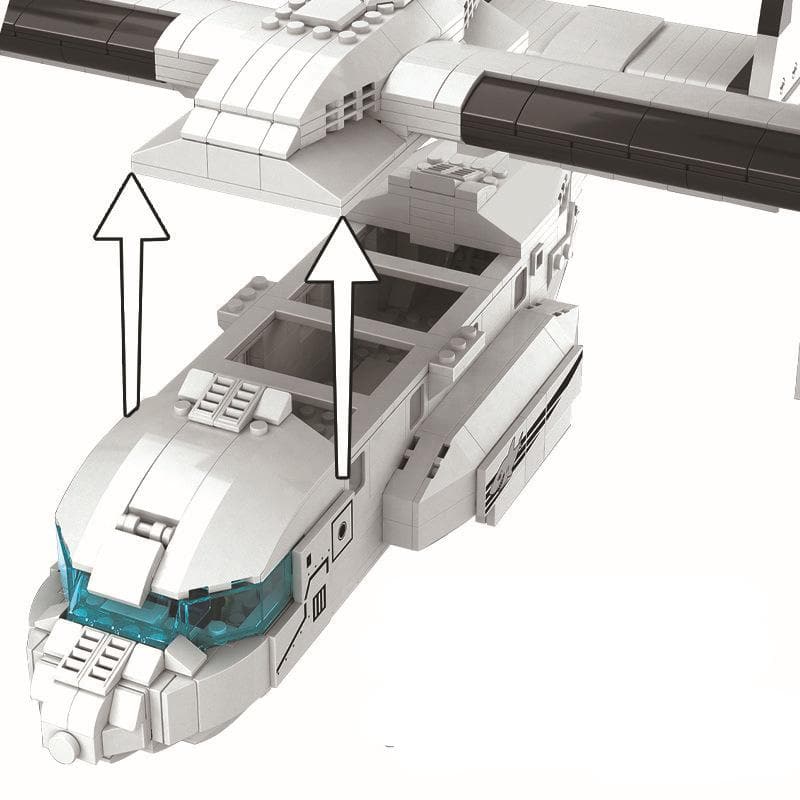 Cargo Plane 1014pcs