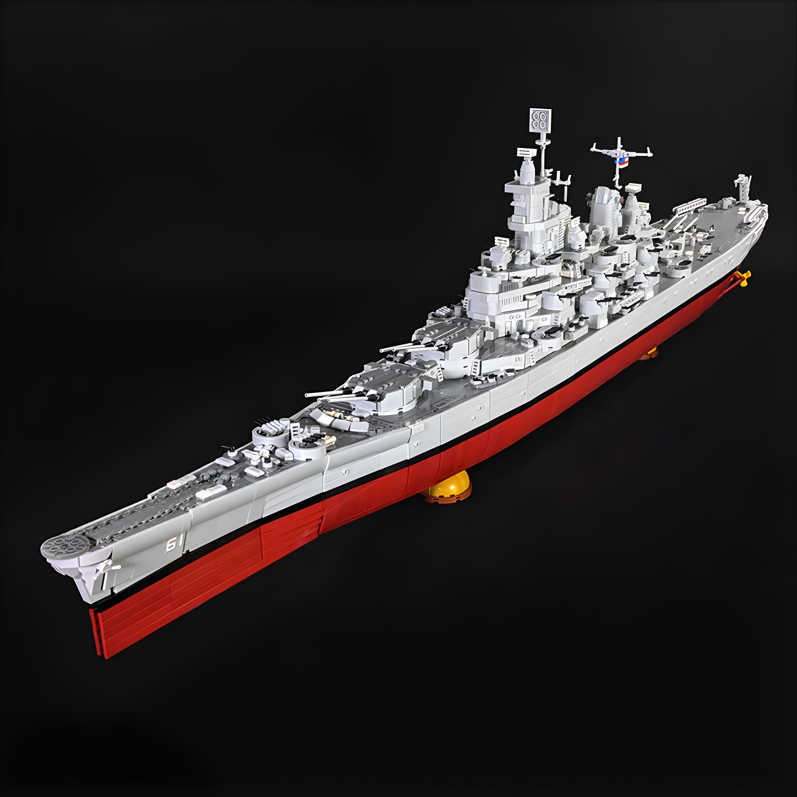 USS Iowa BB-61 Battleships 8042pcs