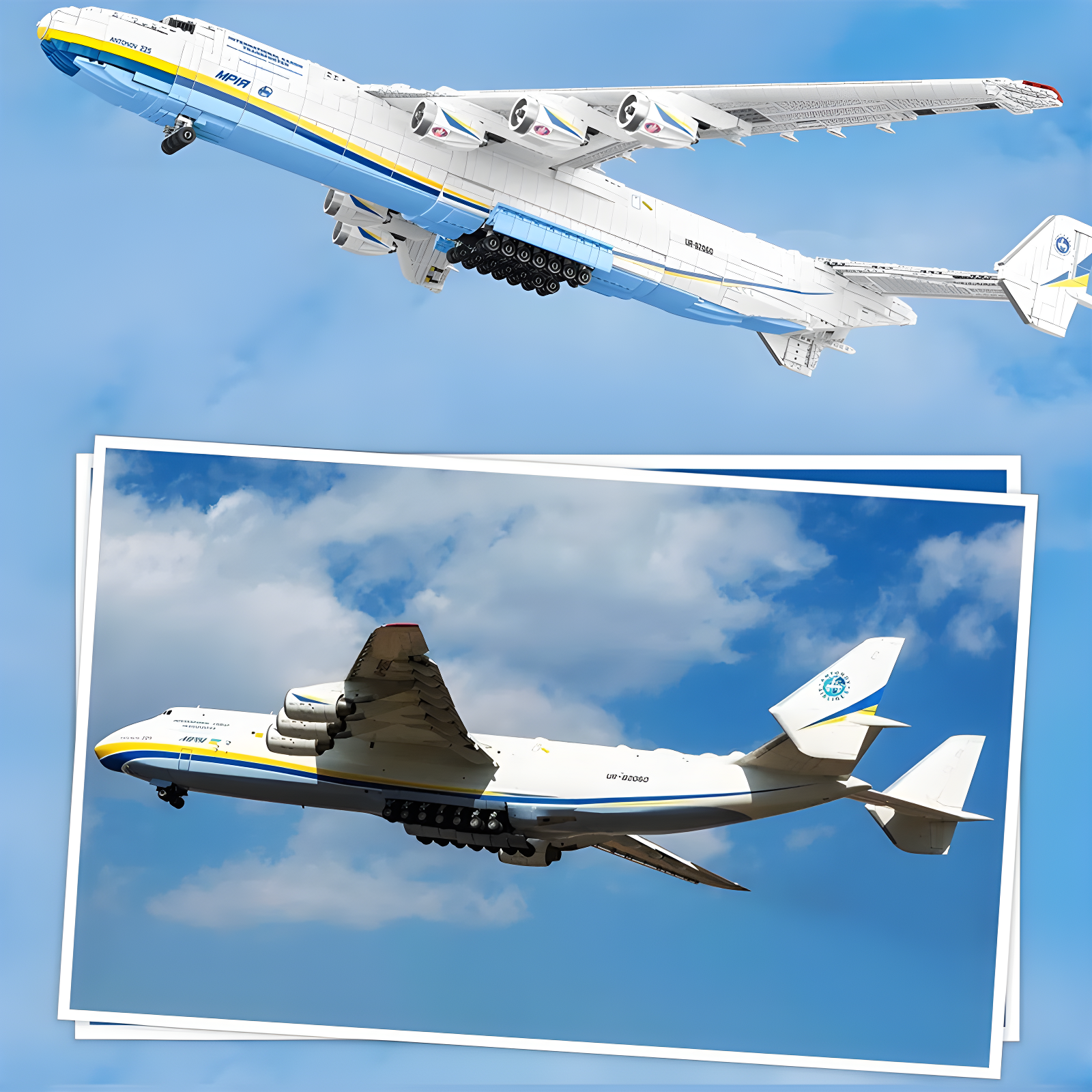 The Ultimate Antonov 225 With Stand 5349pcs