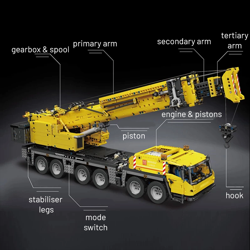 Remote Controlled Crane 4460pcs