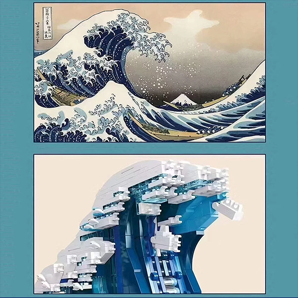 The Great Wave off Kanagawa 1829pcs