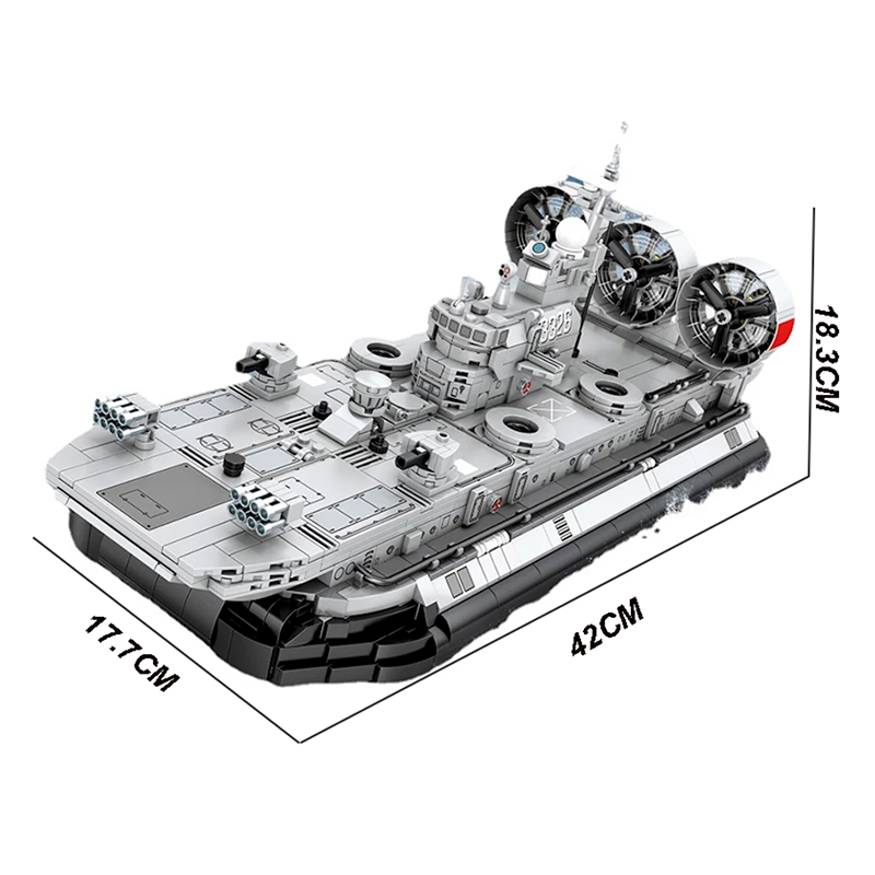 Military Hovercraft 1439pcs