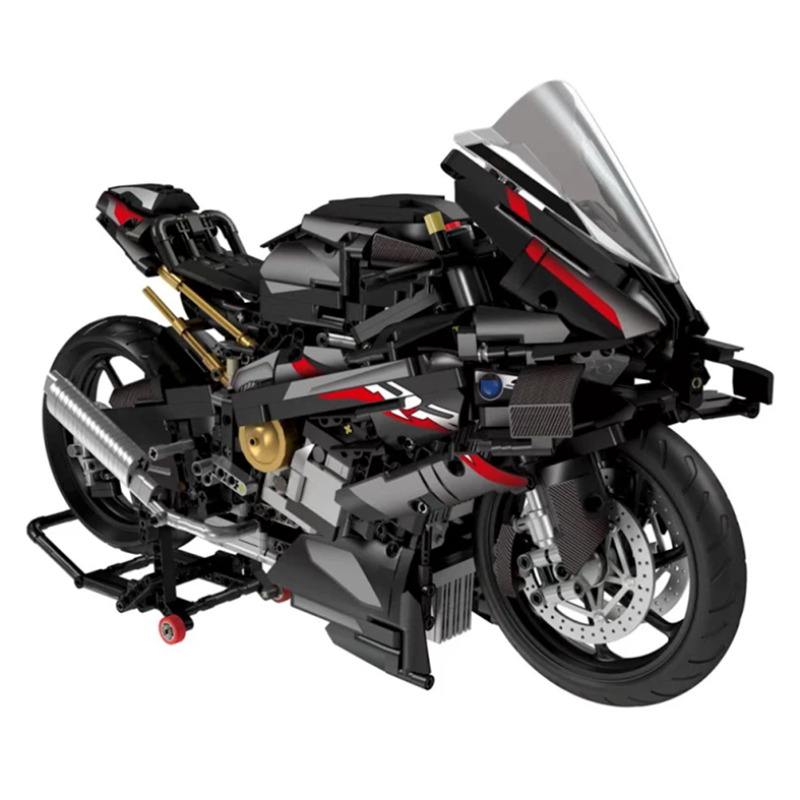 "Black Shadow" Sports Bike 2078pcs