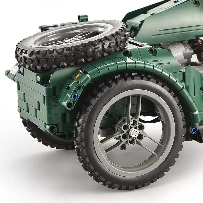 Remote Controlled Sidecar Motorcycle 629pcs