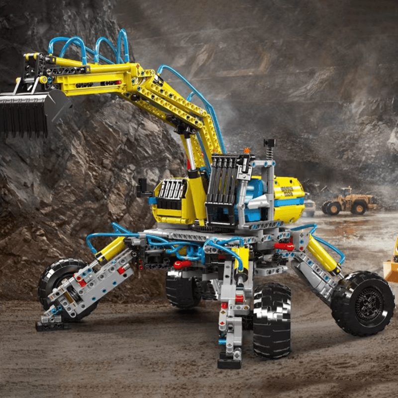 Pneumatic All-Terrain Excavator 1391pcs