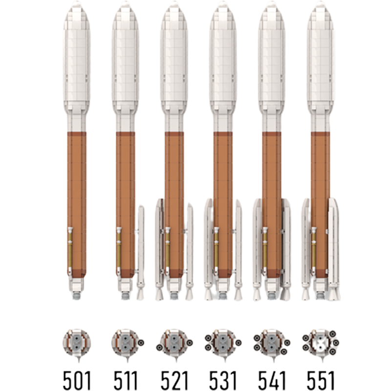 Atlas V 500 Series 978pcs