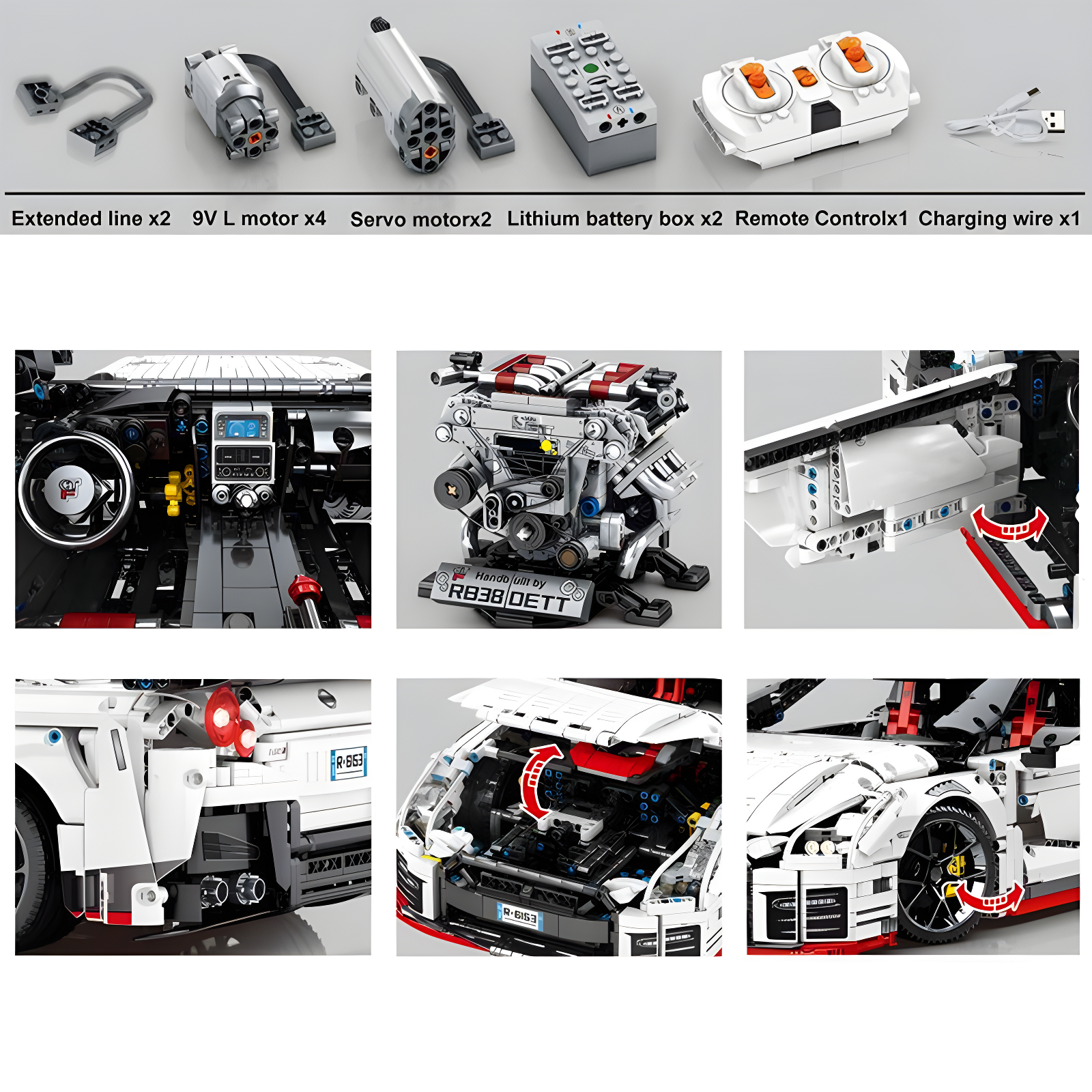 Remote Controlled R35 Godzilla 4097pcs