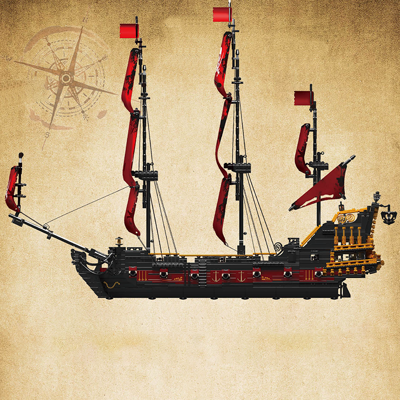 18th Century Pirate Ship 3138pcs