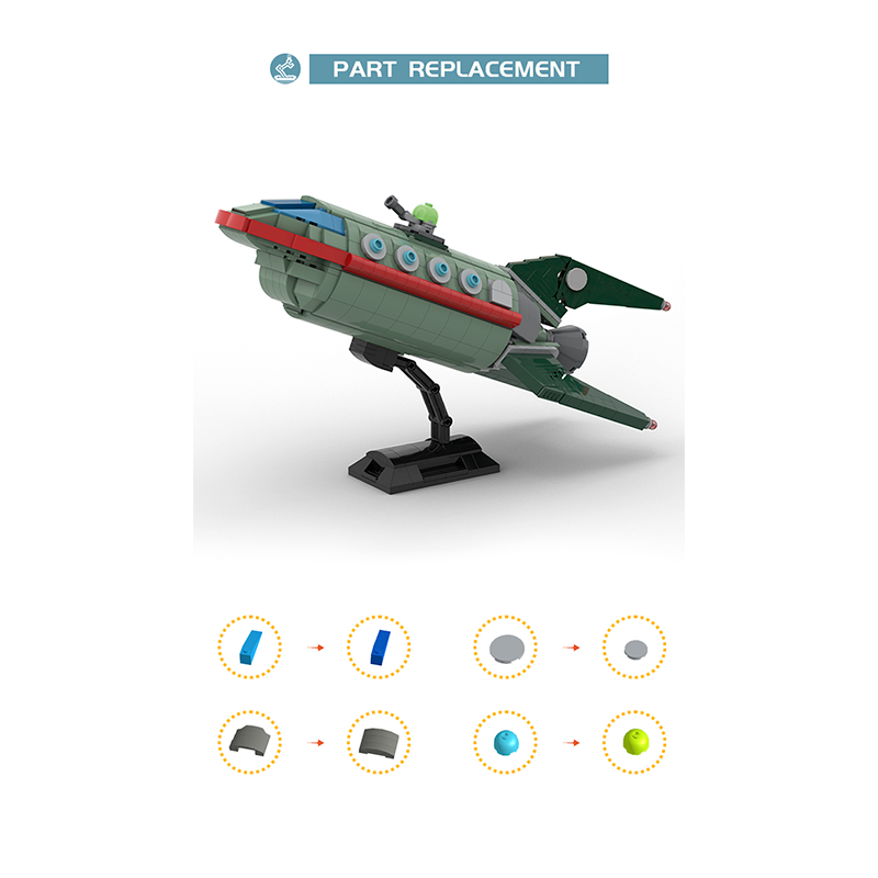 Planet Express Ship 628pcs