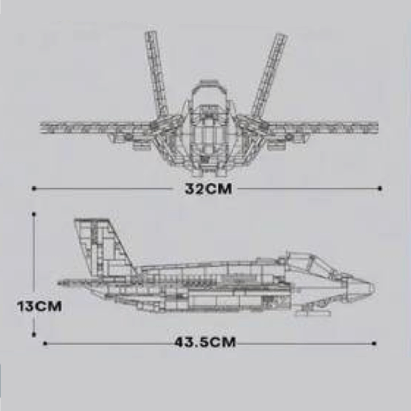 F-35 Lightning II 1599pcs