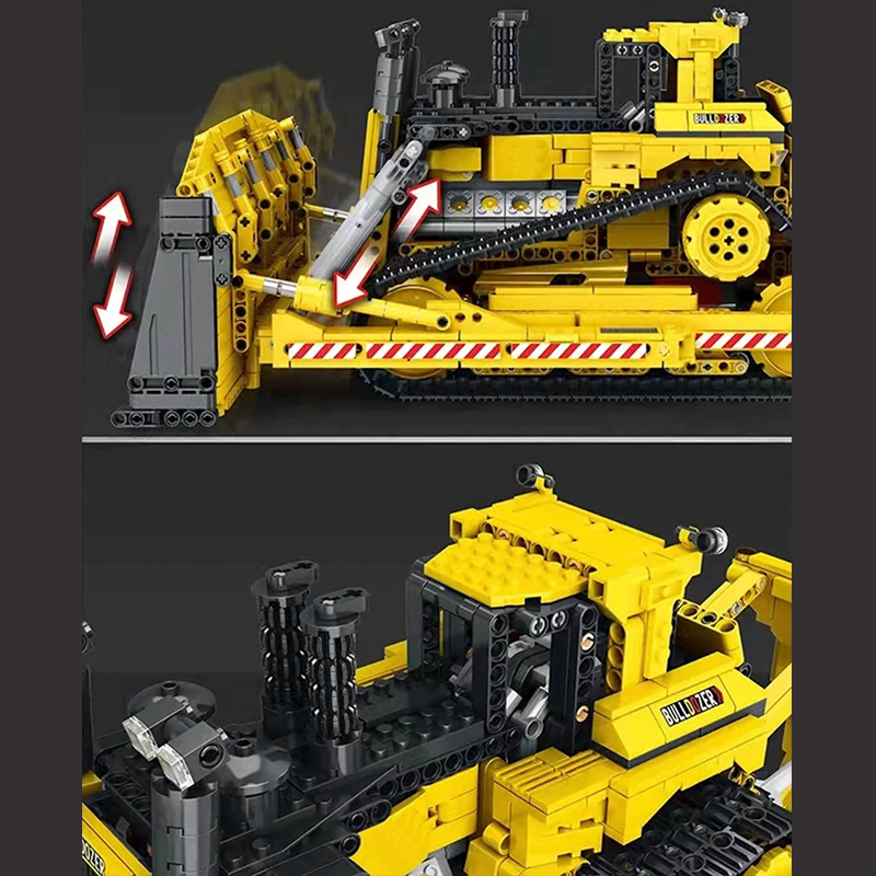 Remote Controlled V10 Bulldozer 1987pcs