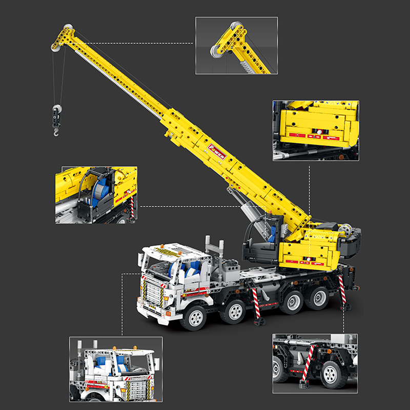 Remote Controlled Crane Truck 2205pcs