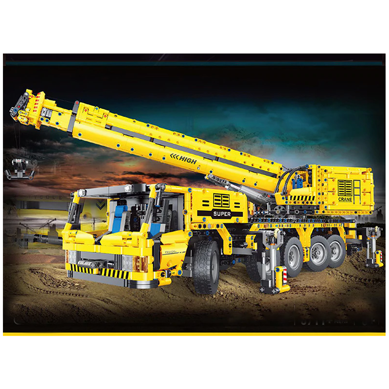 Remote Controlled Crane 3710pcs