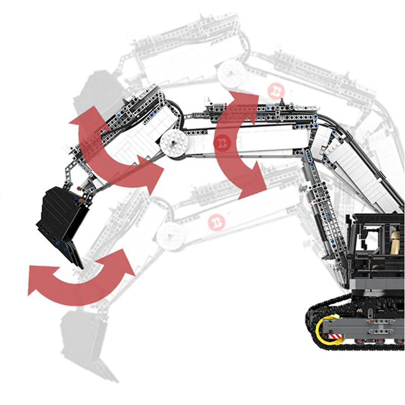 Remote Controlled Heavy Duty Digger 4342pcs