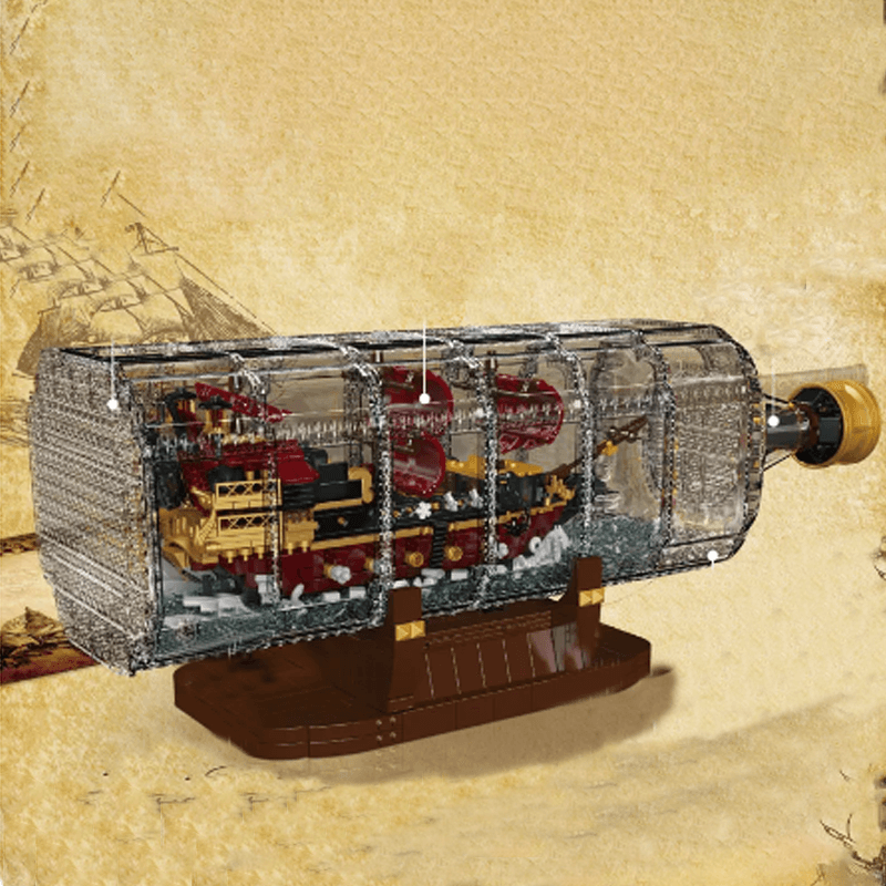 The Ultimate Ship In A Bottle 2487pcs