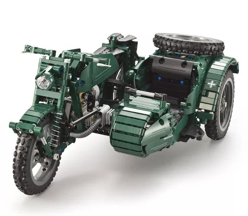 Remote Controlled Sidecar Motorcycle 629pcs