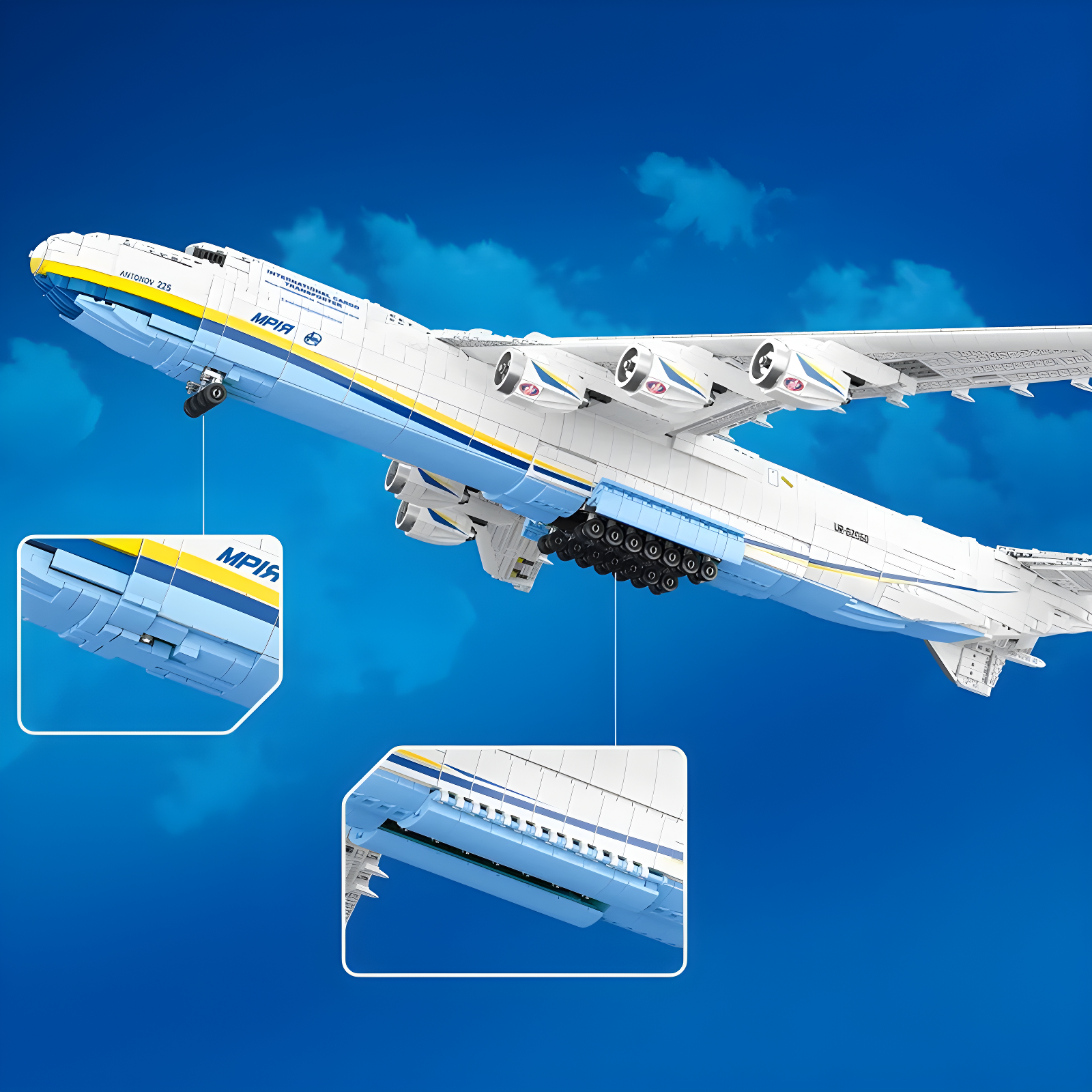 The Ultimate Antonov 225 With Stand 5349pcs