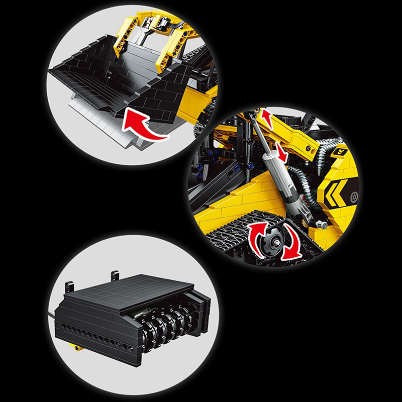 Remote Controlled Compact Track Loader 1800pcs