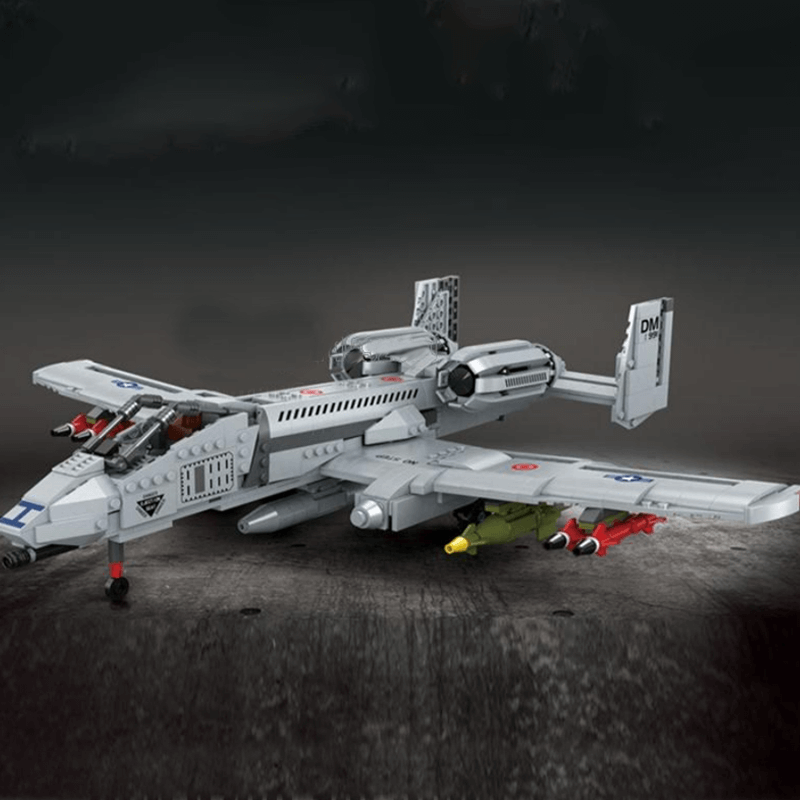 A-10 Ground Attack Aircraft 1049pcs