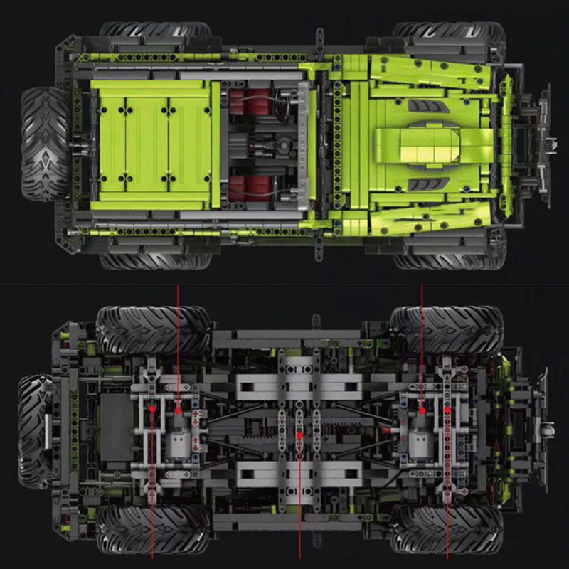 Remote Controlled 4x4 2342pcs