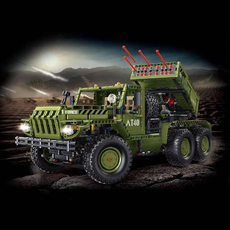 Remote Controlled Katyusha Rocket Launcher 2267pcs