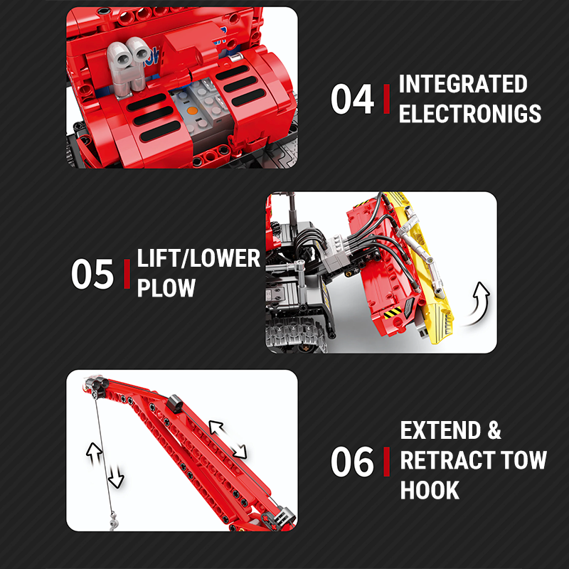 Remote Controlled Snow Groomer 1099pcs