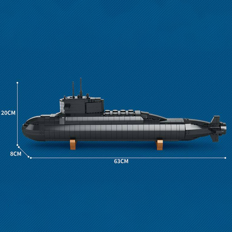 Nuclear Submarine 1497pcs