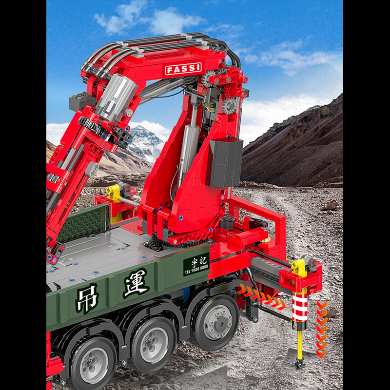 Remote Controlled Crane Truck 3925pcs